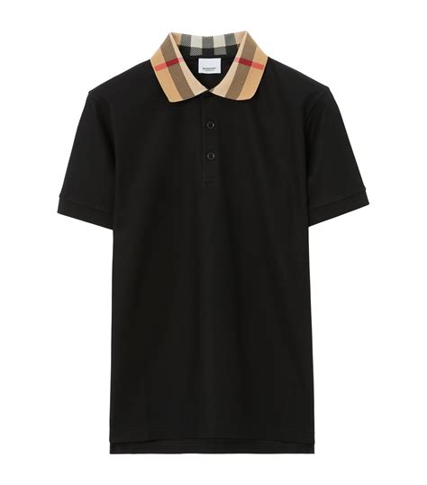 men's burberry collar shirt|check collar polo shirt burberry.